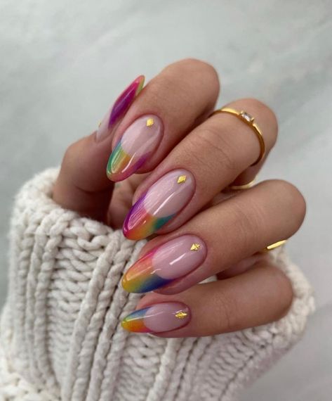 june nail ideas, pride nail ideas, pride nails, subtle pride nails, pride nails 2022, subtle bi pride nails, rainbow nails, simple pride nails, trans pride nails, acrylic pride nails, pride nail polish, bright pride nails Pride Nails Designs, Nails Rainbow, Pride Nails, Stylish Nails Designs, Rose Nails, Rainbow Colours, Rainbow Nails, Short Nail Designs, Yellow Nails