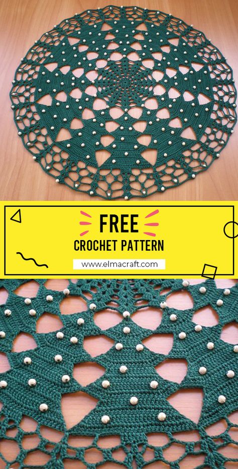 Crochet Patterns Doily Free, Christmas Tree Doily Crochet Pattern, Christmas Crochet Tablecloth, Crochet Christmas Tablecloth, Free Christmas Doily Crochet Patterns, Christmas Mandala Crochet, Free Crochet Christmas Doily Patterns, Christmas Crochet Doily Patterns Free, Crochet Christmas Doilies