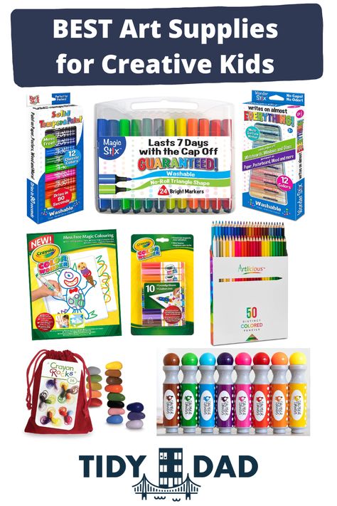 Our three daughters love to color and draw and create. We have tried a variety of art supplies over the years, and have discovered our favorites. In our opinion, these are the best art supplies for kids! @KwikStixPaint @crayola @crayonrocksUSA @CrayonRocksAu Art Supplies For Kids, Best Art Supplies, Daughters Love, 3 Daughters, Paint Sticks, Arts And Crafts Storage, Kids Art Supplies, Kids Exploring, Three Daughters