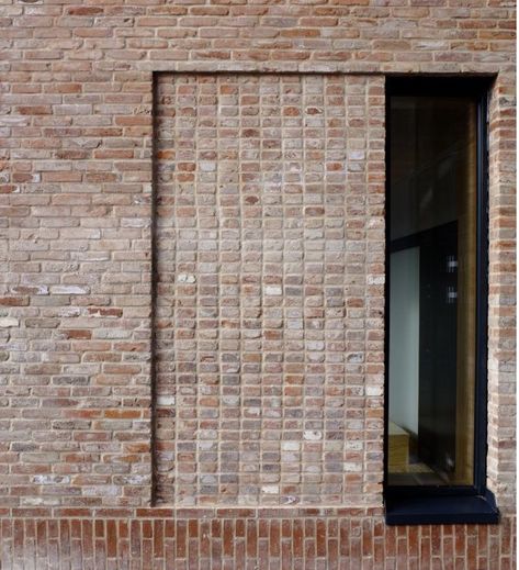 Recycled Brick, Brick Detail, Architectural Materials, Facade Architecture Design, Wood Screens, Brick Architecture, Brick Facade, Harbin, Brick Patterns