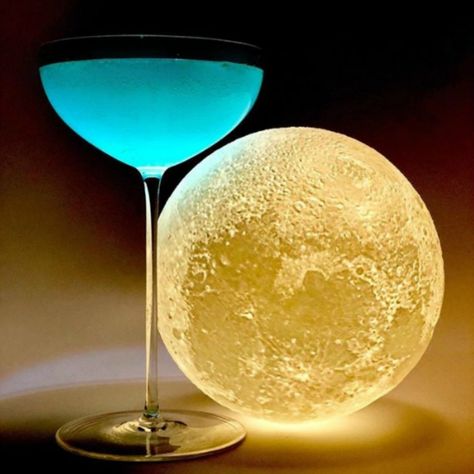 6 moon cocktails to celebrate 50th anniversary of the lunar landing Levison Wood, Moon Cocktail, Pineapple Syrup, Amazing Cocktails, Drink Names, Butterfly Pea Tea, Lunar Landing, Lemon Syrup, Cocktail List