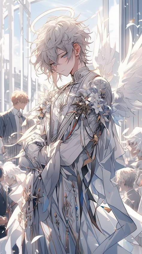 Male Angel, Kawaii Drawing, Cosplay Kawaii, Ange Demon, Naruto Cosplay, Digital Art Anime, Cool Anime Pictures, Angel Art