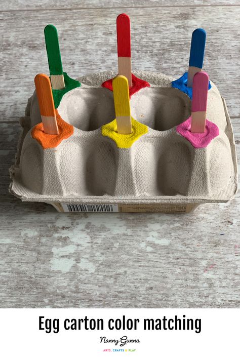 Montessori Egg Carton, Egg Carton Activities, Fruits Activity, Kindergarten Coding, Egg Box Craft, Toddler Fine Motor Activities, Diy Busy Board, Funky Fingers, Egg Container