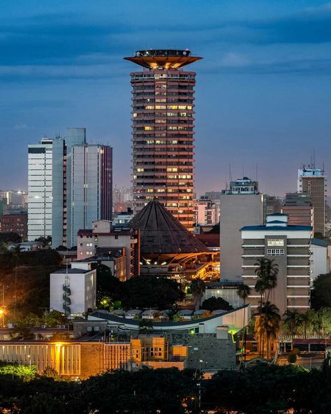 Africa City Aesthetic, Nairobi Kenya Aesthetic, Nairobi Skyline, Westlands Nairobi, Africa City, Travel Kenya, African Photography, Nigeria Travel, Nairobi City