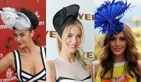 3 fascinator friendly hairstyles - beautyheaven Fascinator Hairstyles, Spring Racing, Fancy Hats, Formal Hairstyles, Kentucky Derby, Fashion Trend, Hat Fashion, Fascinator, Easy Hairstyles