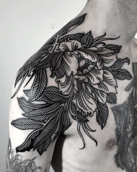 Alexander Grim, Tatuagem Masculina Pequena, Engraving Tattoo, Tattoo Skin, Floral Tattoo Sleeve, Spiritual Tattoos, Botanical Tattoo, Tattoo Project, Black Ink Tattoos