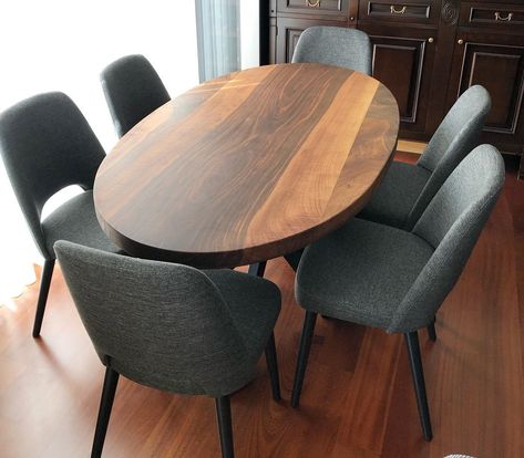 Oval Dinning Table, Oval Conference Table, Walnut Kitchen Table, Oval Kitchen Table, Modern Oval Dining Table, Coffee Table Large, Midcentury Modern Dining Table, Set Meja Makan, Custom Dining Tables