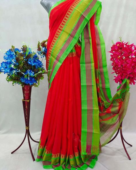 @1600+Free Shipping " Install app to place order " Link In Bio Download And Shop Now 🍁 Description Mangalagiri Pattu Kuppadam Fancy Border Plain Sarees **Blouse:** Contrast Colour Plain Blouse **Body:** Saree Body Beautiful Plain **Border:** Beautiful Kuppadam Fancy Border **Pallu:** Contrast Colour Zari Stripes Pallu 📌PRICE - ₹1600+FREE SHIPPING ( WITHIN INDIA) 📌ANY ENQUIRIES - 7893093028 📌WHATS APP GROUP LINK IN BIO CHECK ✅ JOIN FOR REGULAR UPDATES 📌 RESELLERS ARE MOST WELCOME... Kurti Wedding, Plain Sarees, Sarees Blouse, Plain Saree, Plain Blouse, Saree Look, Saree Styles, Saree Blouse Designs, Saree Collection