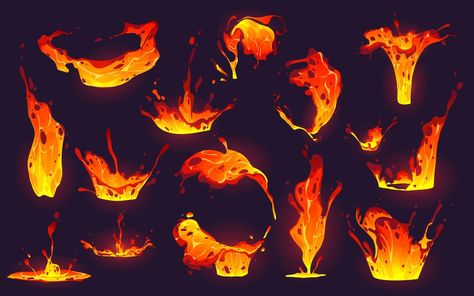 Lava Magic Art, Lava Concept Art, How To Draw Lava, Lava Animation, Lava Character Design, Lava Powers, Lava Oc, Lava Character, Lava Bending