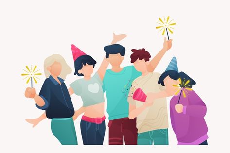 People celebrating together Free Vector | Free Vector #Freepik #freevector #people #party #character #celebration People Celebrating Illustration, People Celebrating, Vector People, About People, Celebration Party, Graphic Resources, Illustration Design, Pikachu, Vector Free