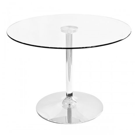 Contemporary Dining Room Tables, Modern Table And Chairs, Modern Glass Dining Table, Contemporary Dining Room Furniture, Clear Glass Table, Retro Dining Chairs, Glass Dining Room Table, Glass Round Dining Table, Round Coffee Table Modern