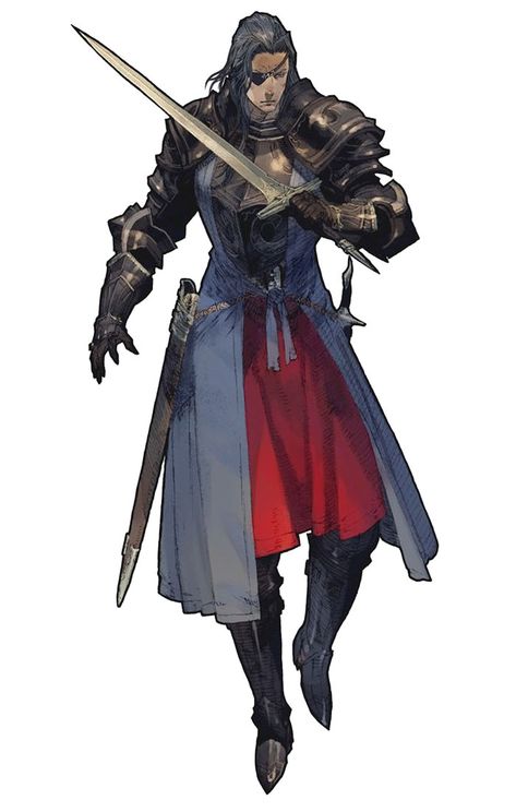 Tactics Ogre: Let us Cling Together concept art. Villain Reference, Shadow Isles, Tactics Ogre, Fantasy Classes, Character Design Cartoon, Character Design Sketches, Human Reference, Fantasy Armor, Armors