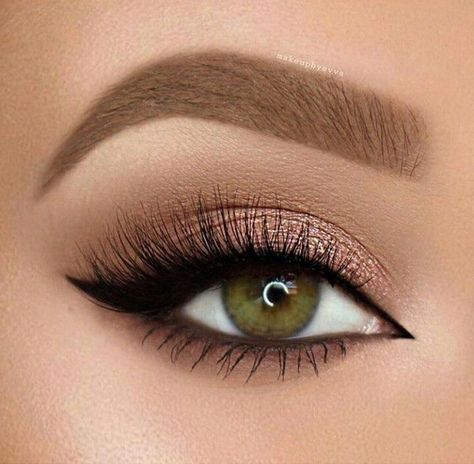 pinterest: camilleelyse ♡ Makeup For Small Eyes, Evening Eye Makeup, Make Up Designs, Eye Makeup Images, Makeup Tip, Smink Inspiration, Eye Makeup Designs, Makijaż Smokey Eye, Stunning Makeup