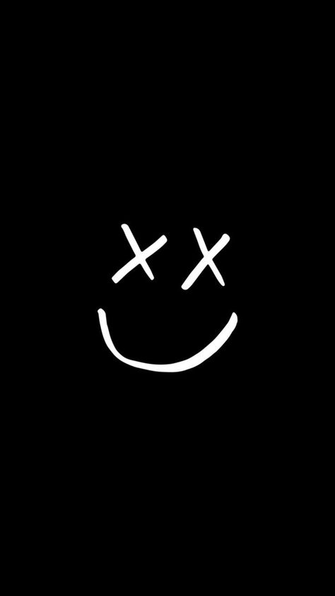 Wallpaper Iphone Black And White, Wallpaper Iphone Black, Smiley Face Tattoo, Simple Tattoos For Guys, White Instagram, Black And White Instagram, Opposite Words, Face Profile, Iphone Black