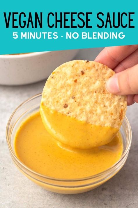 Easy Vegan Cheese Sauce, Easy Vegan Cheese, Keto Sauce, Best Vegan Cheese, Nutritional Yeast Recipes, Vegan Cheese Recipes, Vegan Cheese Sauce, Vegan Dip, Vegan Sauces