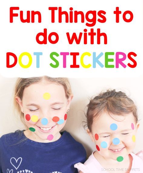 So many fun activities to learn and play with color dot stickers! Dot Sticker Activities Preschool, Dot Sticker Activities, Sticker Activities, Crazy Crafts, Dots Game, Dot Stickers, Learn And Play, Do A Dot, Toddler Winter