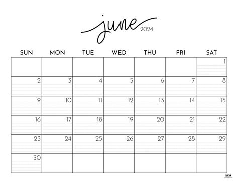 Summer has heated up and so has your schedule! To keep pace with it all print one of 50 free printable June 2024 calendars! Print from home! June Printable Calendar 2024, Jun 2024 Calendar, June Calender 2024, June 2024 Calendar Printable, Monthly Calendar Printable 2024, June Calendar 2024 Aesthetic, Calendar June 2024, May 2024 Calendar, June 2024 Calendar