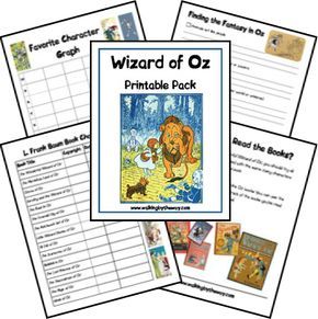 Wizard of Oz Printable Pack includes: copywork pages, create-a-character, graph, record keeping list for books read, word find, Frank L. Baum notebook page, and more! Wizard Of Oz Unit Study, Wizard Of Oz Worksheets, Kansas Day, Wizard Of Oz Book, Literature Study, Record Keeping, The Wonderful Wizard Of Oz, Unit Studies, Homeschool Printables