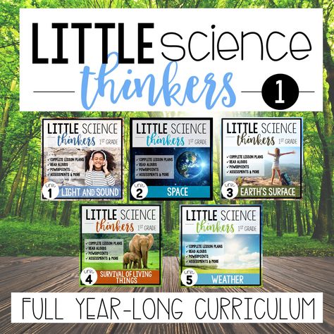 Little 1st grade Science Thinkers Curriculum – Mrs Jones's Class What Do Scientists Do, Kindergarten Science Curriculum, Kindergarten Science Lessons, Kindergarten Curriculum Map, Plant Lessons, Weather Lessons, Science Stations, Kindergarten Social Studies, 1st Grade Science