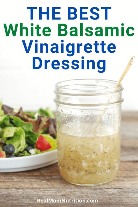 Light Balsamic Vinaigrette Dressing Recipe, Recipes With White Balsamic Vinegar, White Basalmic Vinegarette, White Balsamic Shallot Vinaigrette, Basic Vinegarette Dressing Recipe, Longhorn White Balsamic Dressing, White Balsamic Vinegarette, White Vinegar Salad Dressing, Best Vinaigrette Dressing Recipe