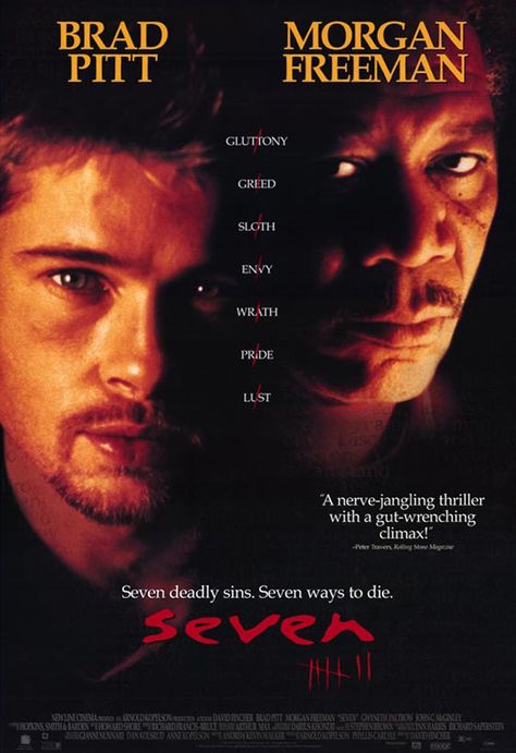 Seven (1995) Se7en Movie, Seven 1995, Se7en 1995, Film Seven, Seven Movie, Best Movies List, All The Bright Places, Good Movies On Netflix, Edward Norton