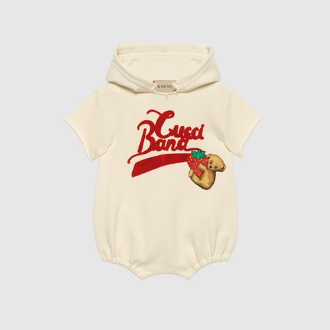 Shop the Baby cotton Gucci Band one-piece in white at GUCCI.COM. Enjoy Free Shipping and Complimentary Gift Wrapping. Luxury Gift Set, Gucci Baby, Newborn Baby Clothes, Baby Ready, Italy Print, Newborn Romper, Future Mom, Digital Gifts, Vintage Children's Books