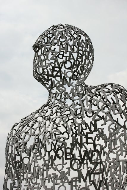 Jaume Plensa - Yorkshire Sculpture Park 2011 Gcse Art Themes, School Sculpture Projects, High School Sculpture Projects, Ks3 Art, Jaume Plensa, John Berger, Yorkshire Sculpture Park, Sculpture Exhibition, Typographic Art