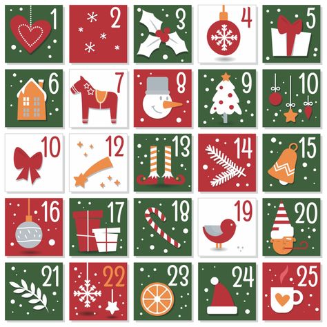 Advent Calendar Number Printables Christmas Calendar Numbers Free Printable, Advent Calendar Numbers Printable, Christmas Advent Printable, Advent Decor Ideas, Advent Calendar Cards Printable, Free Printable Advent Calendar Numbers Countdown To Christmas, Christmas Numbers Printable Free, Advent Calendar Boxes Diy, Advent Numbers Printable Free