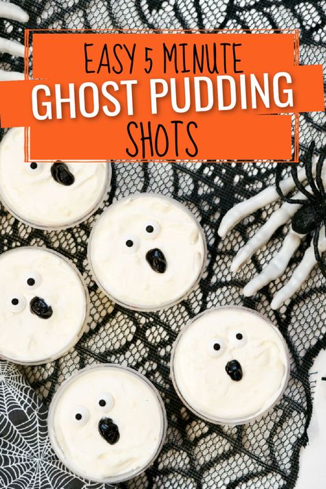 Spooky Ghost Jello Shots Pudding Shots Halloween, Jello Shot Charcuterie Board, Easy Halloween Jello Shots, Jello Halloween Shots, Ghost Jello Shots, Halloween Jell-o Shots, Easy Halloween Shots, Spooky Jello Shots, Halloween Pudding Shots