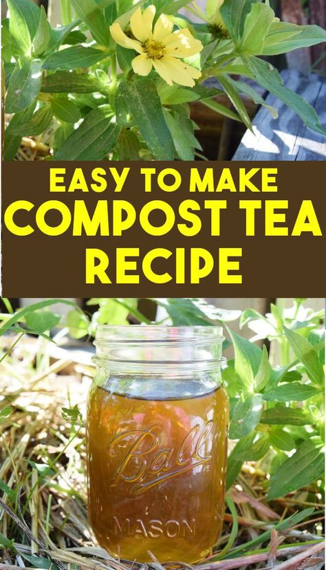 Compost Tea How To Make, Diy Fertilizer For Plants, Compost Ideas, Compost Tea Recipe, Vegetables Ideas, Manure Tea, Gardening Knowledge, Make Compost, Organic Fertilizers