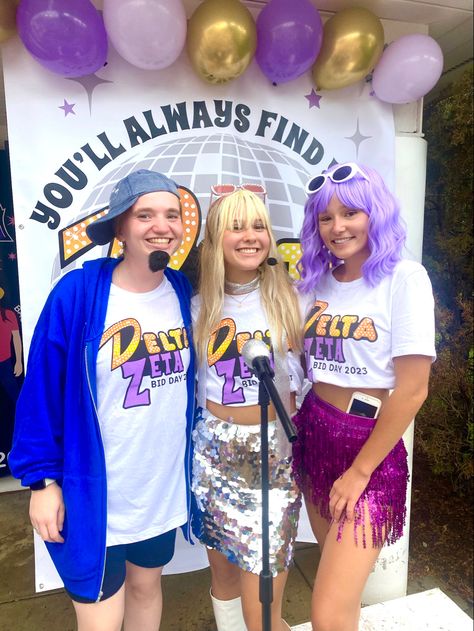 Hannah Montana Sorority Theme, Hannah Montana Sorority, Hannah Montana Party, Hannah Montana Outfits, Sorority Themes, 21st Bday Ideas, Sorority Rush, Bid Day Themes, Wet Felting Projects