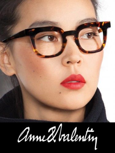 Ann et Valentin Eyewear - prescription glasses at Eye Candy Optical Cool Eyeglasses For Women, Glasses For Oval Faces, Glasses Fashion Eyewear, Glasses Inspiration, Glasses Trends, Womens Glasses Frames, Eyewear Brands, Glasses Makeup, Eyewear Trends