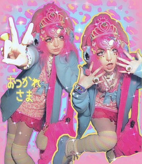 Decora Aesthetic, Harajuku Decora, Decora Fashion, Gyaru Fashion, Style Savvy, Pinkie Pie, Cool Fits, Pose Reference Photo, J Fashion