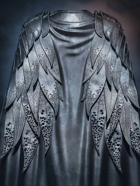 Feathers - Album on Imgur Leather Cloak, Durarara!!, Marvelous Designer, Gothic Steampunk, Thranduil, Fantasy Costumes, Fantasy Armor, Fantasy Clothing, Fantasy Fashion