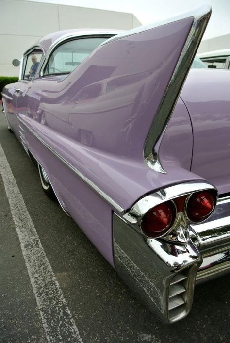 Lavender Vintage Aesthetic, Lilac Aesthetic Vintage, Vintage Pastel Cadillac, Pastel Cadillac, Pastel Car, Purple Things, Old Vintage Cars, Purple Car, Purple Vibe