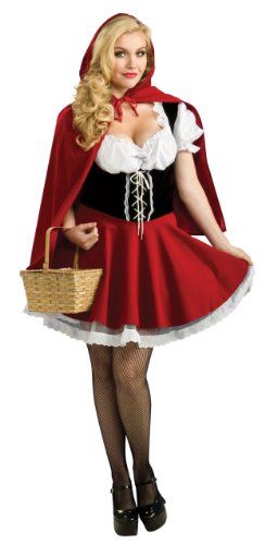 Amazon.com: Rubies Women's Plus Size Red Riding Hood Costume, Red, 14-16: Clothing Little Red Riding Hood Fancy Dress, Fancy Dress Plus Size, Fantasia Plus Size, Little Red Riding Hood Halloween, Riding Hood Costume, Fairy Tale Costumes, Red Riding Hood Costume, Plus Size Costume, Plus Size Halloween Costume