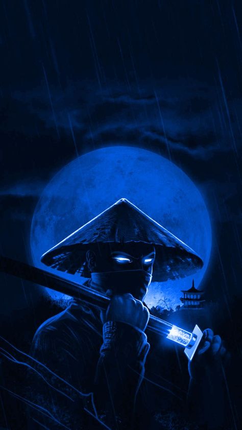 Blue Samurai Aesthetic, Blue Samurai Wallpaper, Dark Blue Anime Wallpaper, Blue Eye Samurai Wallpaper, Indra Naruto, Dark Samurai, Samurai Clan, Blue Warrior, Blue Samurai