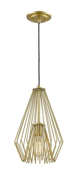 Risher 1-Light Geometric Pendant Modern Lights, Abstract Pendant, White Chrome, Vintage Bulb, Mini Pendant Lights, Mini Pendants, Geometric Pendant, Hanging Pendant Lights, Hanging Pendants