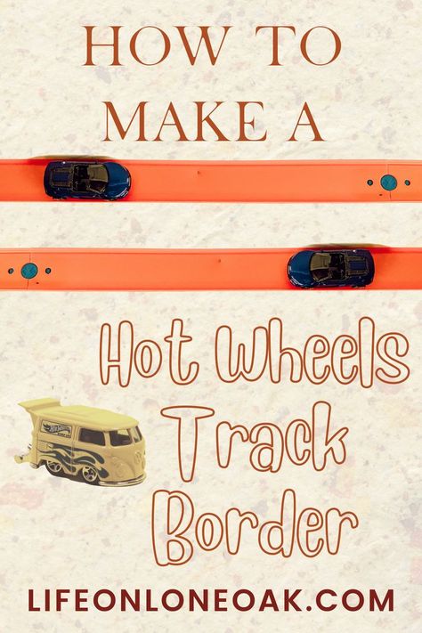 Hot Wheel Tracks Ideas Diy, Hot Wheels Track Ideas, Hot Wheels Track Storage, Diy Hot Wheels Track, Wheels Themed Birthday Party, Hot Wheels Tracks, Hot Wheels Diy, Pinewood Derby Cars Templates, Hot Wheels Themed Birthday Party