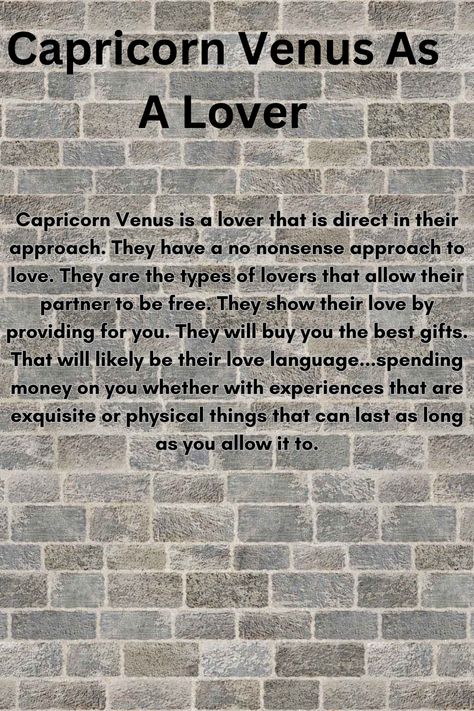 Discover the magnetic allure of Capricorn Venus as a lover. Dive into the realm of passion, ambition, and unwavering commitment. Explore the earthy sensuality, hidden depths, and steadfast loyalty that define their love style. Unveil the secrets of Capricorn Venus and embrace the captivating energy that will leave you craving for more. Pin now to unlock the mysteries of this enchanting zodiac romance! Venus In Capricorn Men, Venus In Capricorn Woman, Venus In Capricorn Style Women, Venus Capricorn Style, Zodiac Romance, Venus Capricorn, Infp Facts, Protect Energy, Capricorn Style