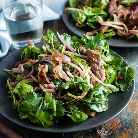 Lamb Salad, Meal For Two, Leafy Salad, Serving Ideas, Warm Salad, Lamb Curry, Midweek Meals, Lamb Recipes, Thai Style