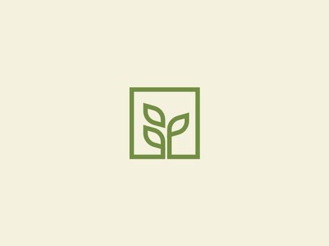 Plant Logo Design, Plants Logo, Gardening Logo, Box Logo Design, Logo Plant, Eco Logo Design, Modern Brand Identity, Plant Logo, Plant Logos