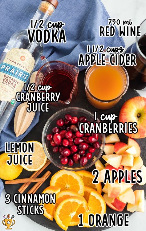 Fall Sangria is the perfect mix of fruit, apple cider, and spices for any autumn occasion. Easy, delicious, and sure to impress! Fall Harvest Sangria, Thanksgiving Sangria Recipes Easy, Fall Sangria Recipes Easy, Thanksgiving Sangria Recipes, Friendsgiving Drinks, Wine Punch Recipes, Wine Slushie Recipe, Thanksgiving Sangria, Red Wine Drinks