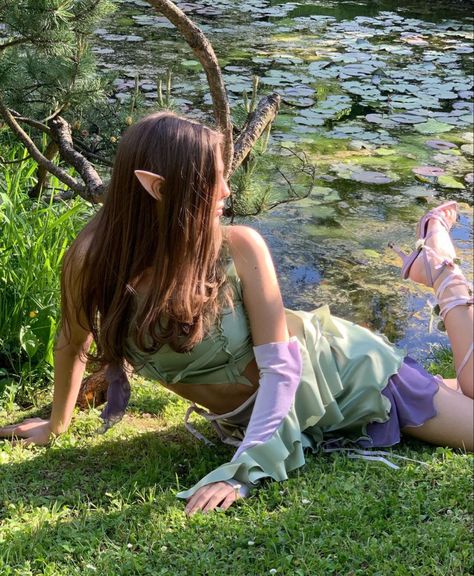 Fairytail Photoshoot, Elf Photoshoot, Elf Core, Elven Fairy, Fairy Photoshoot, Fairy Land, Pixie Dust, Art Aesthetic, Aesthetic Photo