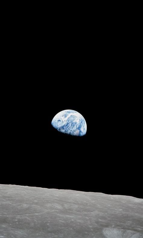 Still amazing to see this picture of earth from the moon 1969 Earth From Moon Wallpaper, Earth From Moon Nasa, Picture Of Earth From The Moon, Earth Real Photo, Real Photos Of Earth From Space, Real Nasa Photos, Planets Real Photos, Earth From Space Aesthetic, Space Real Photos