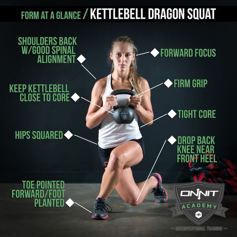 The Kettlebell Dragon Squat is a unique exercise that requires more hip flexibility, balance, and coordination than your standard Kettlebell... Dragon Squat, Camp Gladiator, Horse Stance, Workout Form, Steel Mace, Core Gym, Kettlebell Snatch, Workout Kettlebell, Kettlebell Benefits