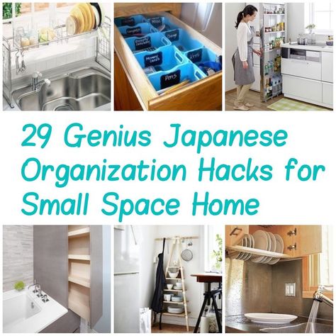 29 Genius Japanese Organization Hacks for Small Space Home – Frugal Overload Apartment Japanese Style, Japan Small Apartment, Japanese Storage Solutions, Japanese Kitchen Organization, Japanese Small Apartment, Small Japanese Apartment, Tiny Japanese Apartment, Japanese Closet, Japan Homes