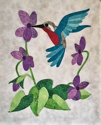 Flower Applique Patterns, Hummingbird In Flight, Bird Quilt Blocks, Flight Patterns, Bird Applique, Flower Quilts, Applique Quilt Patterns, Bird Quilt, Applique Templates