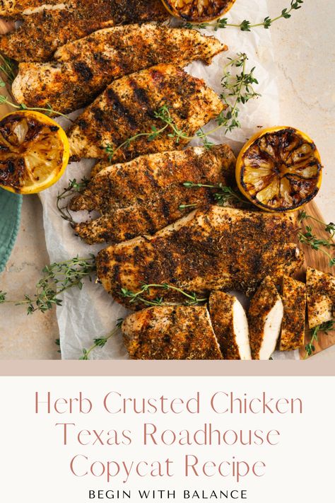 Herb Crusted Baked Chicken, Lemon Herb Crusted Chicken, Texas Roadhouse Chicken Marinade, Texas Road House Herb Crusted Chicken, Copycat Texas Roadhouse Chicken, Texas Roadhouse Lemon Herb Chicken, Texas Roadhouse Chicken Critters, Texas Road House Chicken, Copycat Texas Roadhouse Herb Crusted Chicken