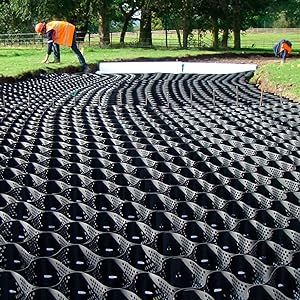 Mud Control, Ground Grid, Permeable Driveway, Permeable Pavers, Paver Designs, Gravel Driveway, Container Architecture, Pea Gravel, Home On The Range